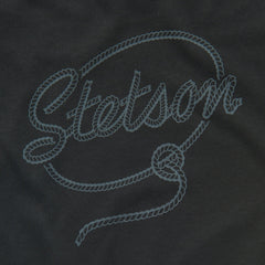 Rope Print Graphic Tee Black | Stetson Women