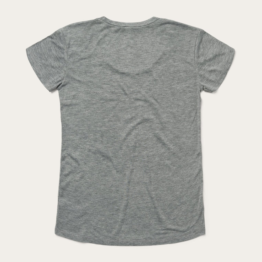 Sunset Graphic Tee Grey | Stetson Women