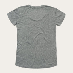 Sunset Graphic Tee Grey | Stetson Women