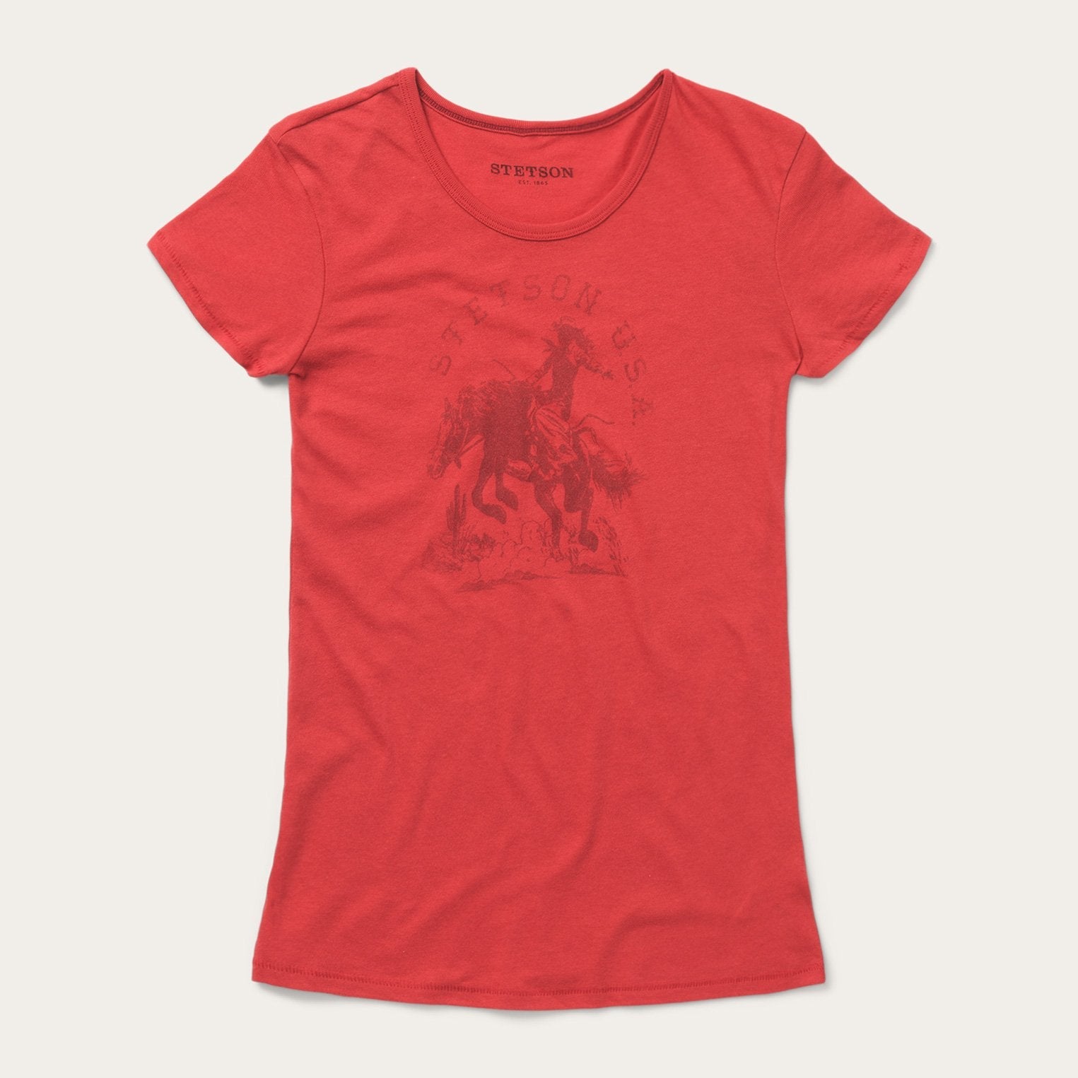 Cowgirl Graphic Tee Red | Stetson Women
