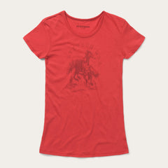 Cowgirl Graphic Tee Red | Stetson Women