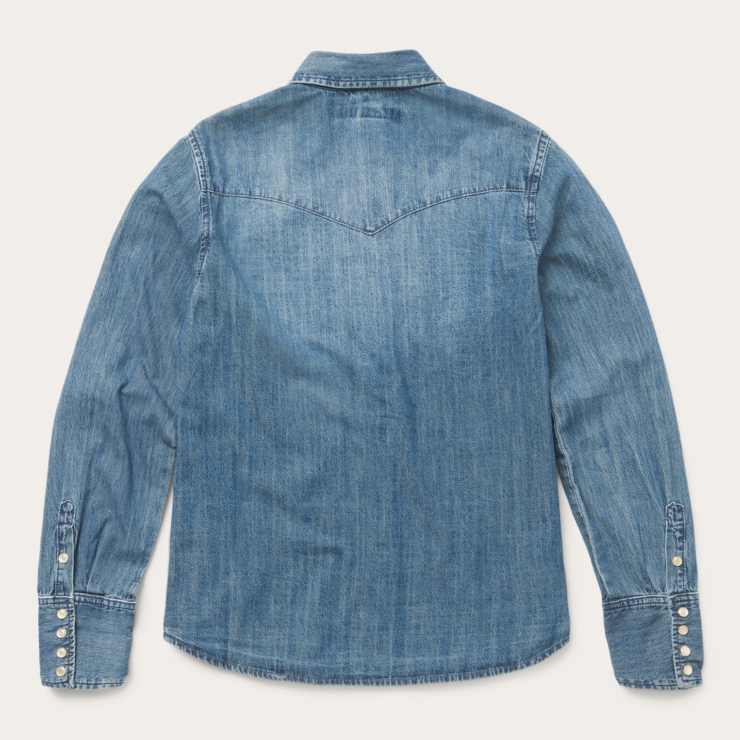 Denim Snap Front Western Shirt Blue | Stetson Women