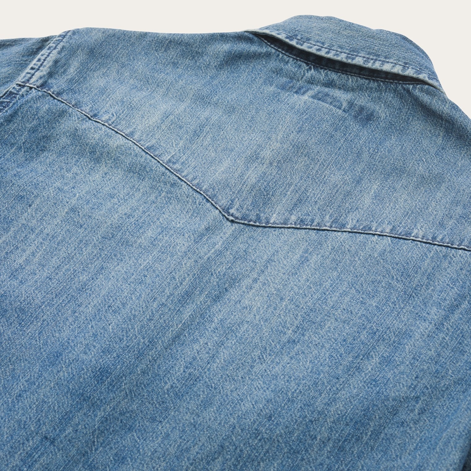 Denim Snap Front Western Shirt Blue | Stetson Women
