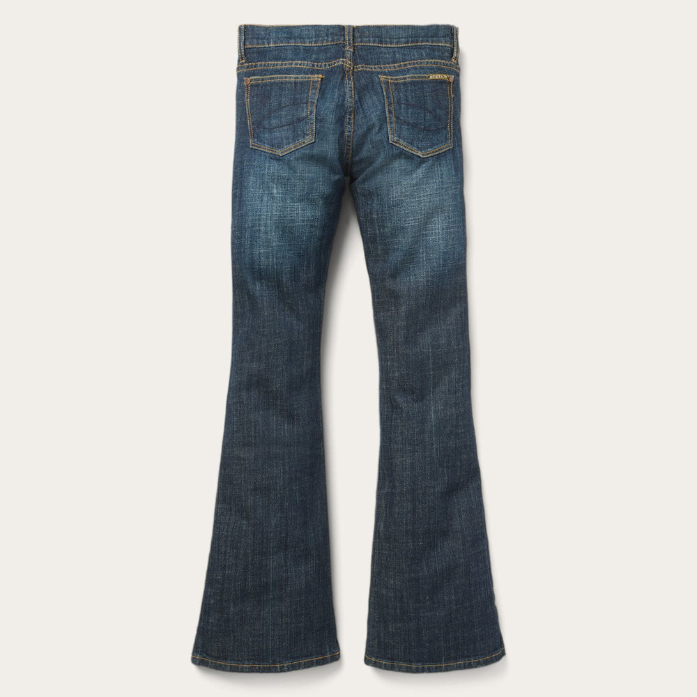 816 Classic Boot Cut Jeans In Dark Wash Blue | Stetson Women