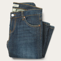 816 Classic Boot Cut Jeans In Dark Wash Blue | Stetson Women