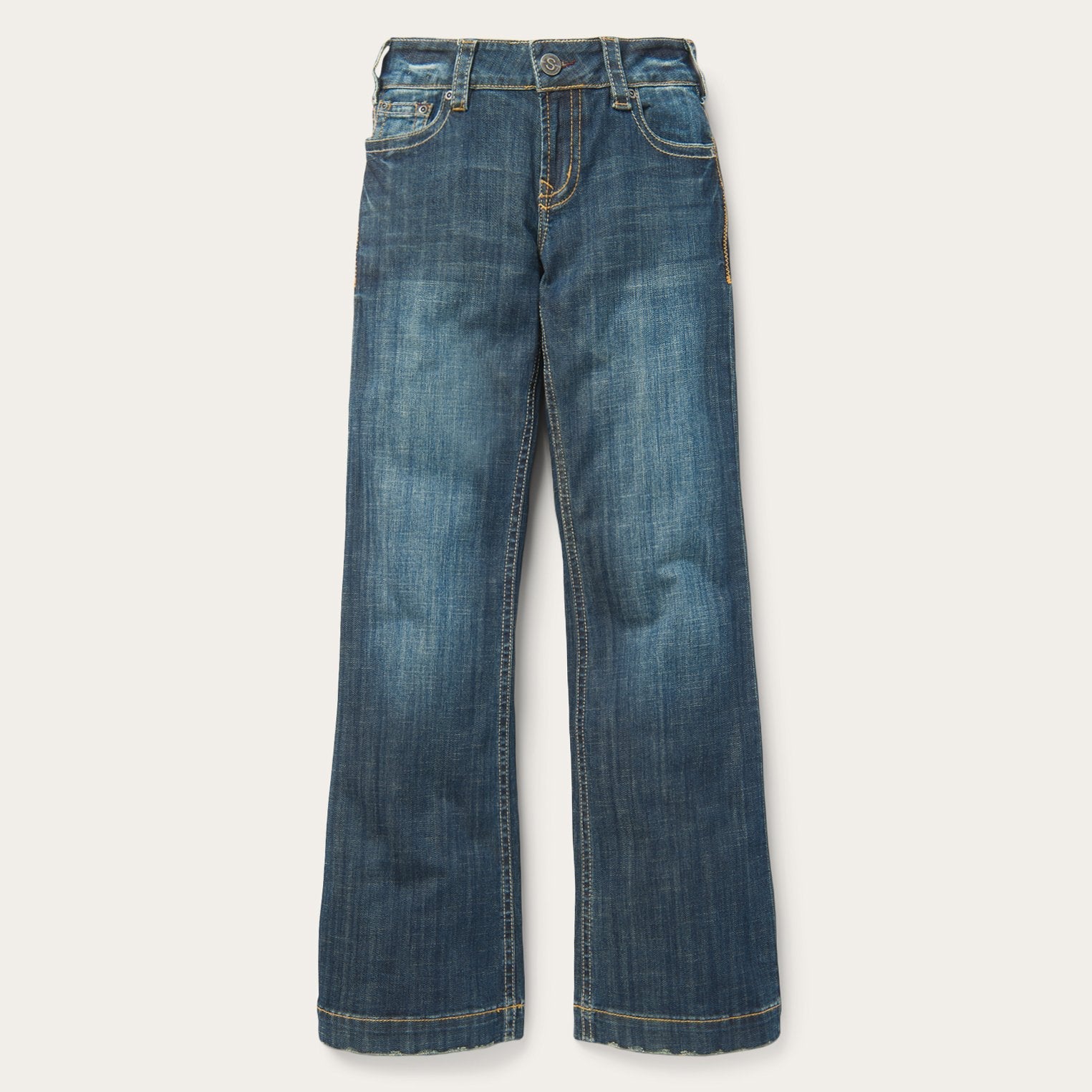 214 City Trouser Jeans In Medium Wash Blue | Stetson Women
