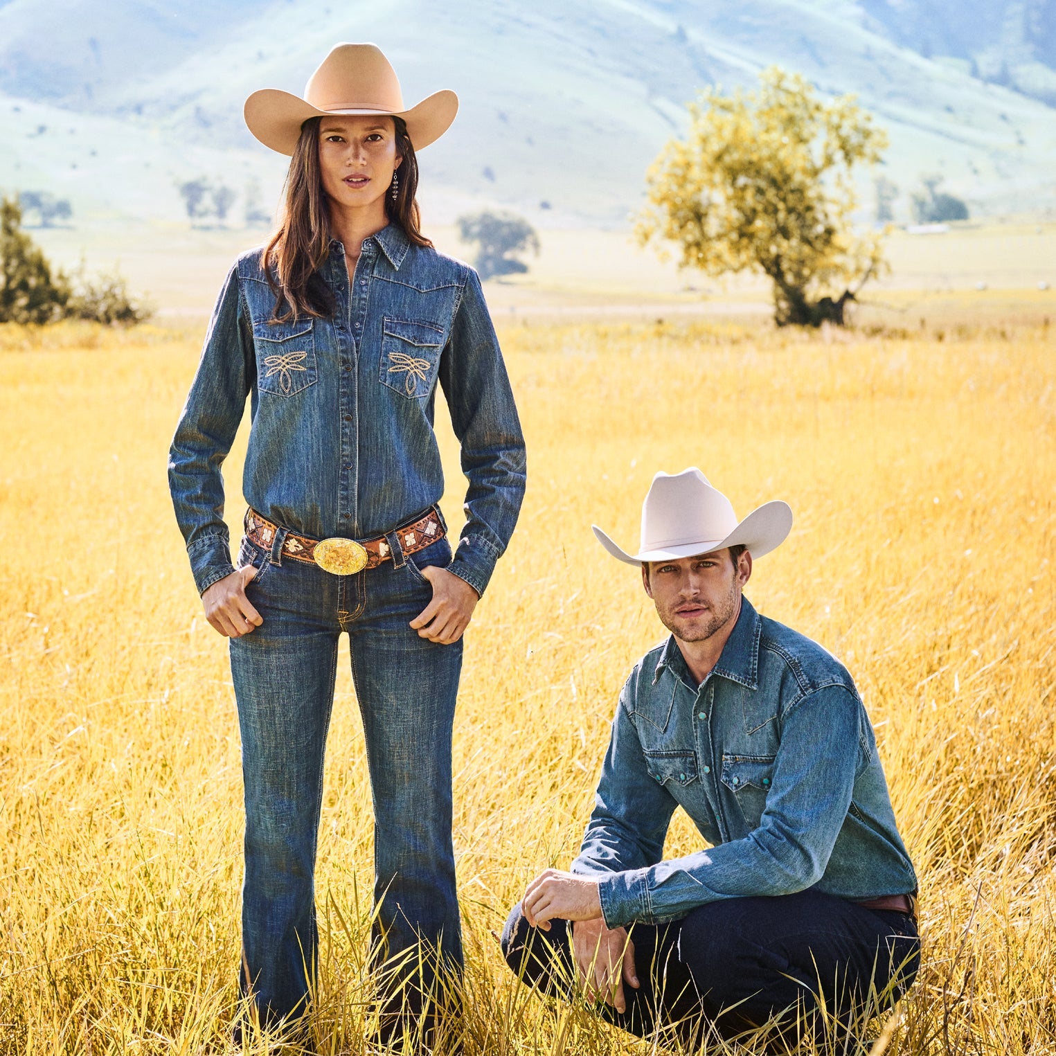 214 City Trouser Jeans In Medium Wash Blue | Stetson Women