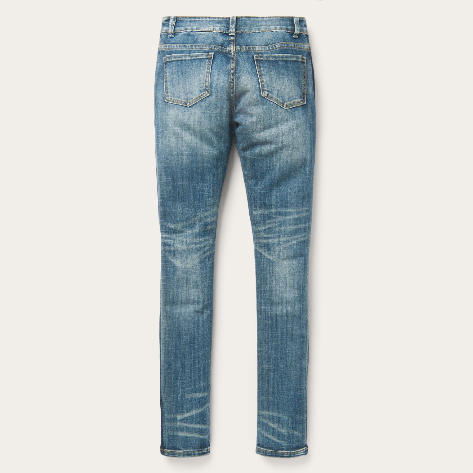 Skinny Fit Stripe Leg Jean Blue | Stetson Women