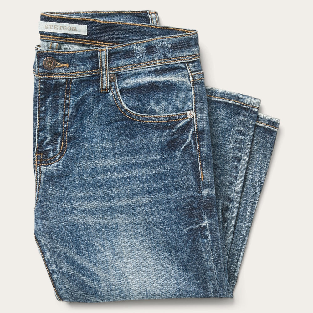 Ankle-Length Boyfriend Fit Jean Blue | Stetson Women