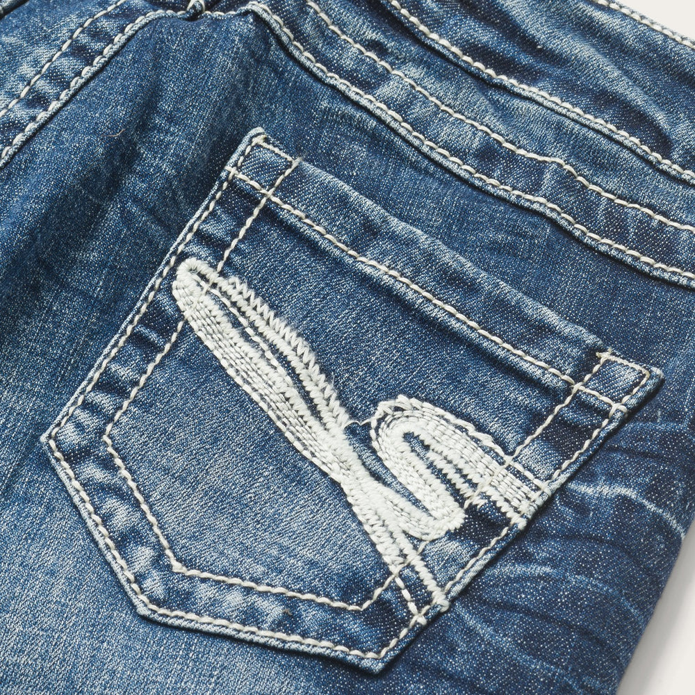 816 Fit Jeans With White "S" Back Pocket Blue | Stetson Women
