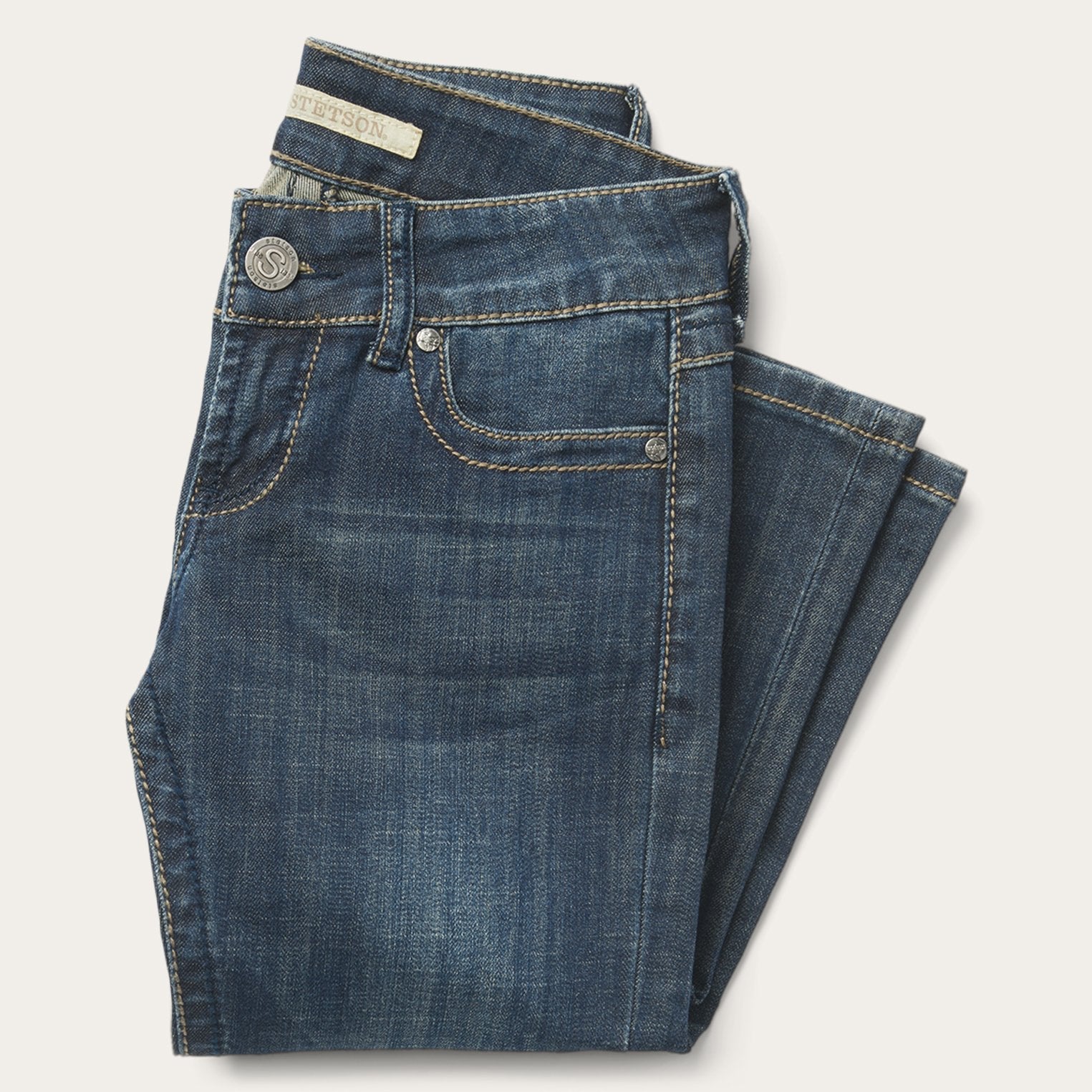 818 Bootcut Jean With "S" Back Pocket Blue | Stetson Women