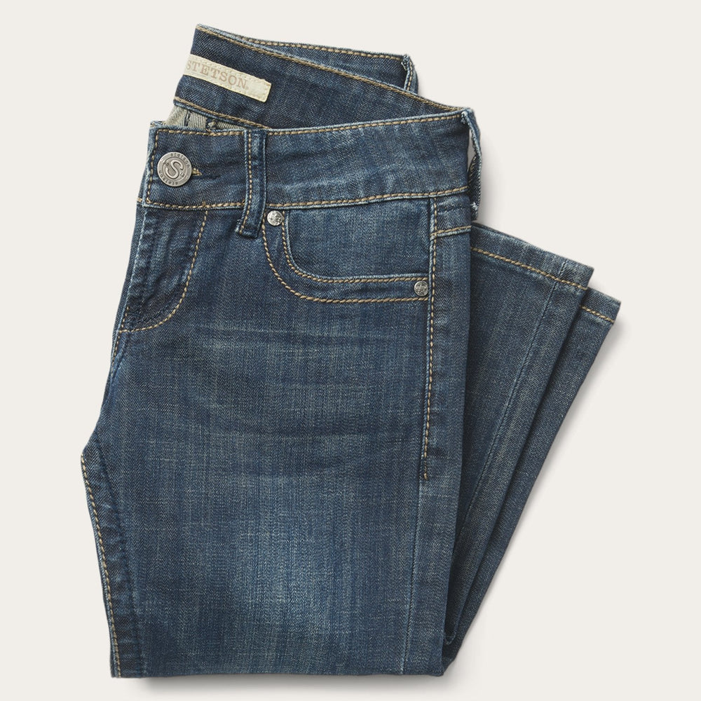 818 Bootcut Jean With "S" Back Pocket Blue | Stetson Women