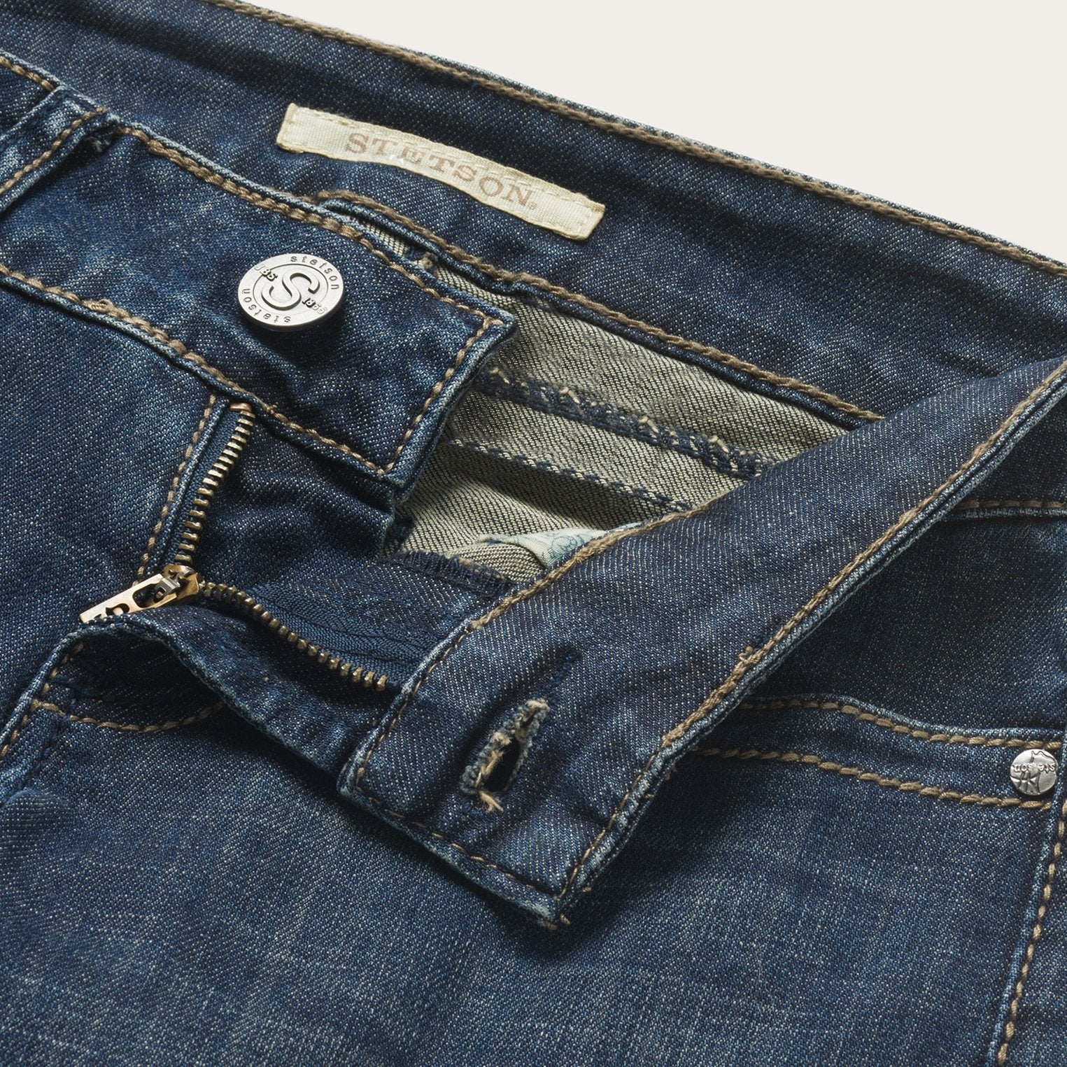 818 Bootcut Jean With "S" Back Pocket Blue | Stetson Women