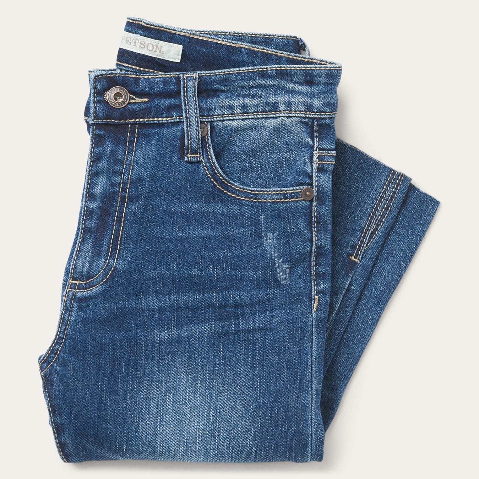902 High Waist Slim Fit Jean Blue | Stetson Women