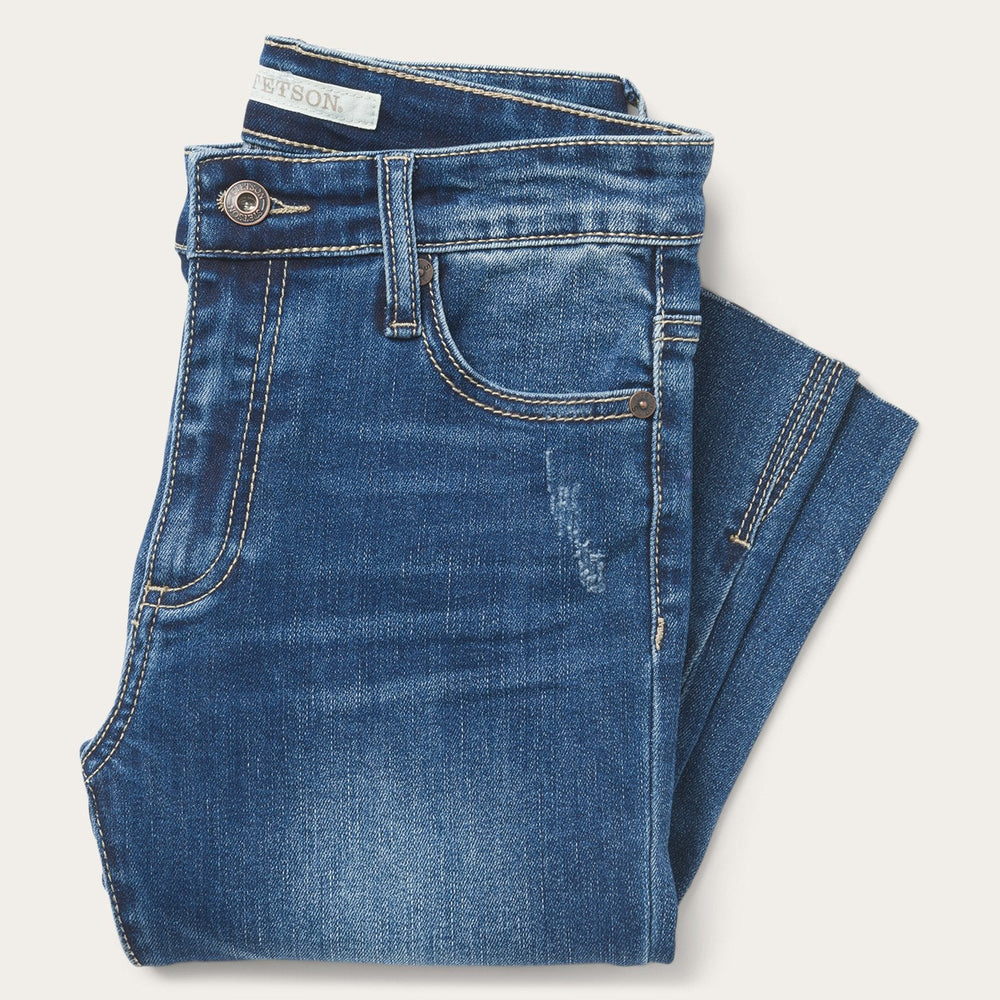 902 High Waist Slim Fit Jean Blue | Stetson Women