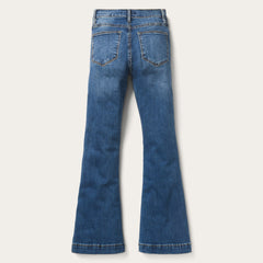 High Waist Flare Jean Blue | Stetson Women