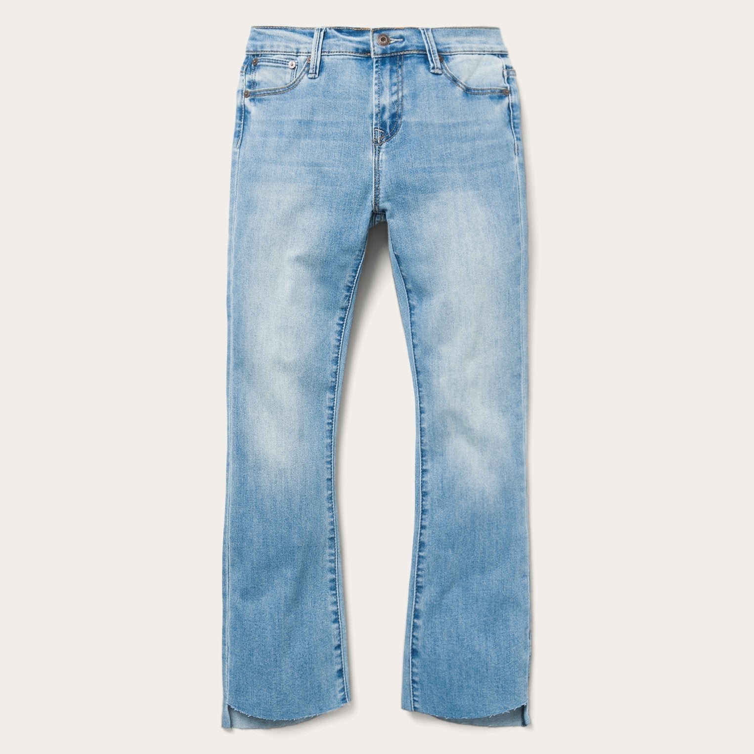 High Waist Flare Crop Jean Blue | Stetson Women