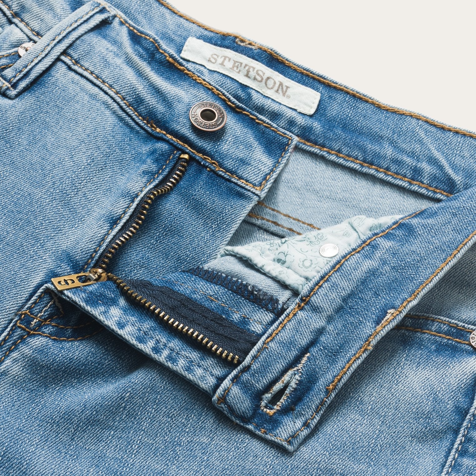 High Waist Flare Crop Jean Blue | Stetson Women