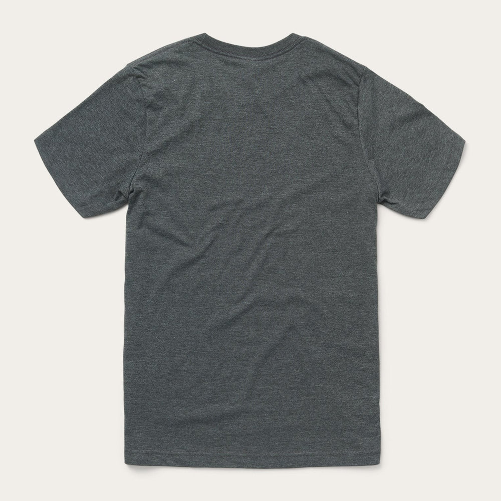 Longhorn Graphic Tee Grey | Stetson Men