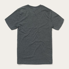 Longhorn Graphic Tee Grey | Stetson Men
