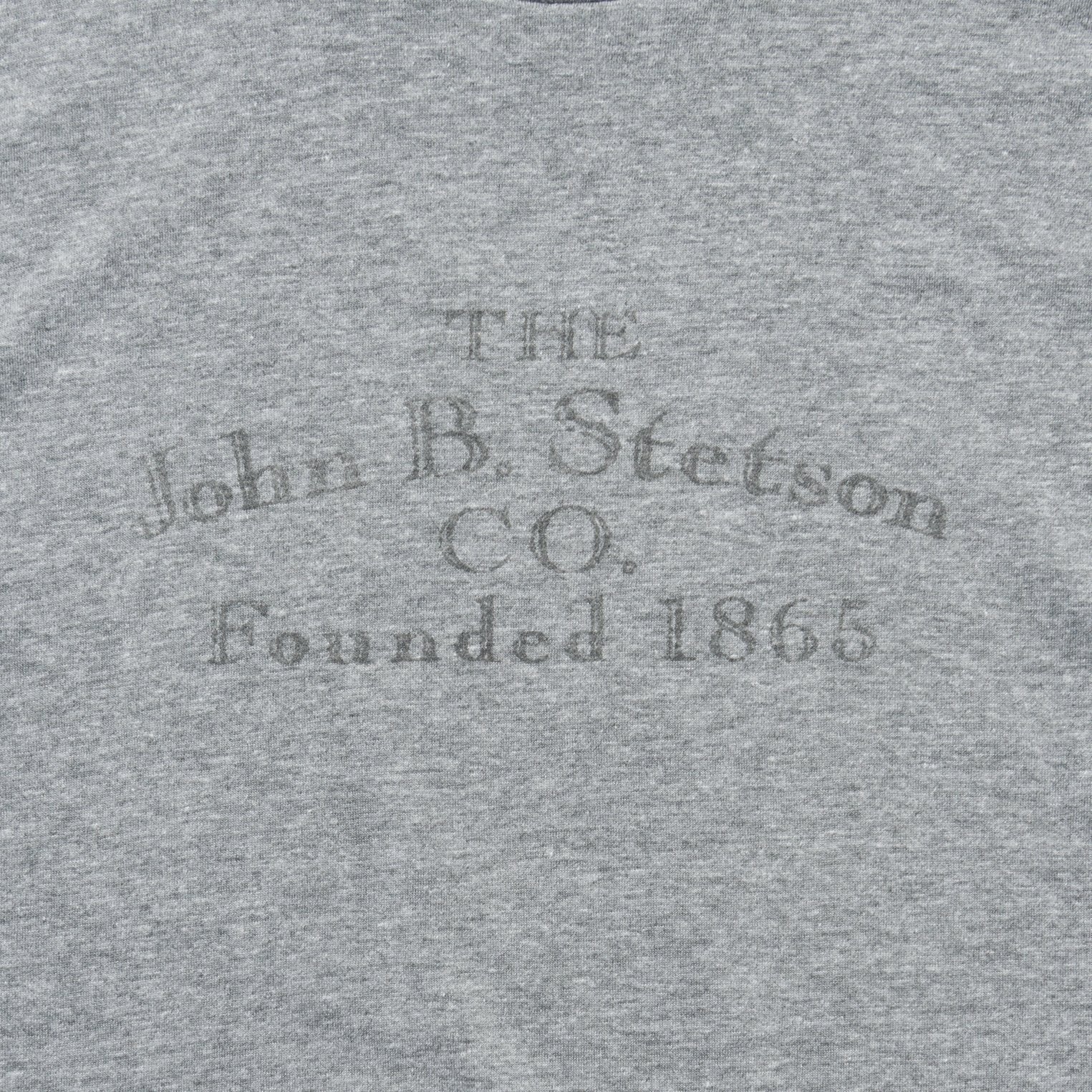 John B. Stetson Co Graphic Tee Grey | Stetson Men