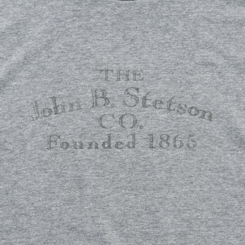 John B. Stetson Co Graphic Tee Grey | Stetson Men