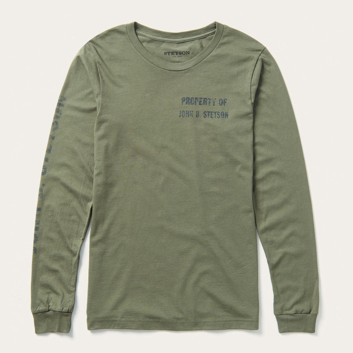 Property Of John B Stetson Tee Green | Stetson Men