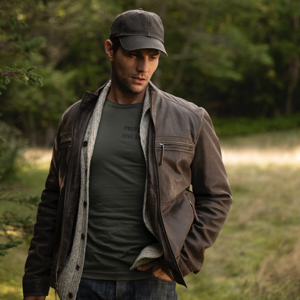 Property Of John B Stetson Tee Green | Stetson Men