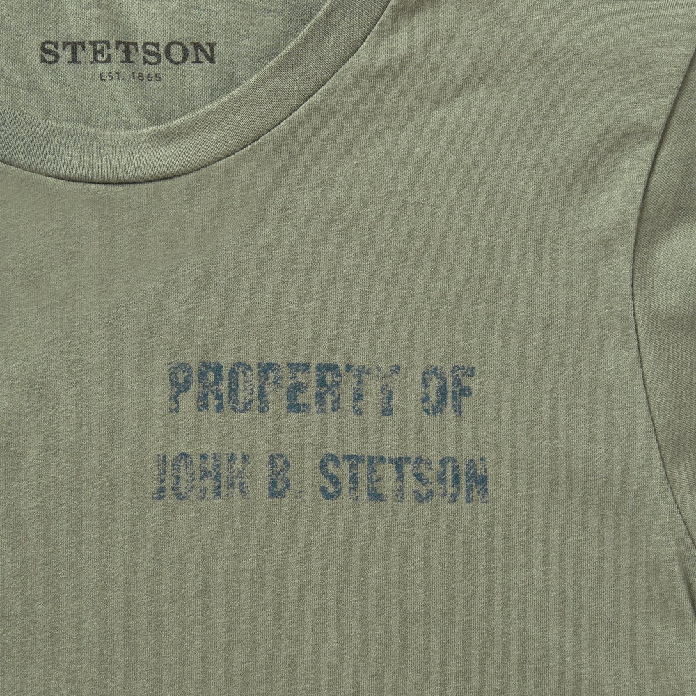 Property Of John B Stetson Tee Green | Stetson Men