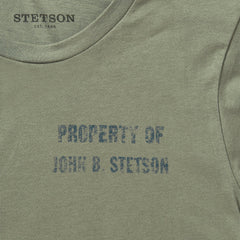 Property Of John B Stetson Tee Green | Stetson Men