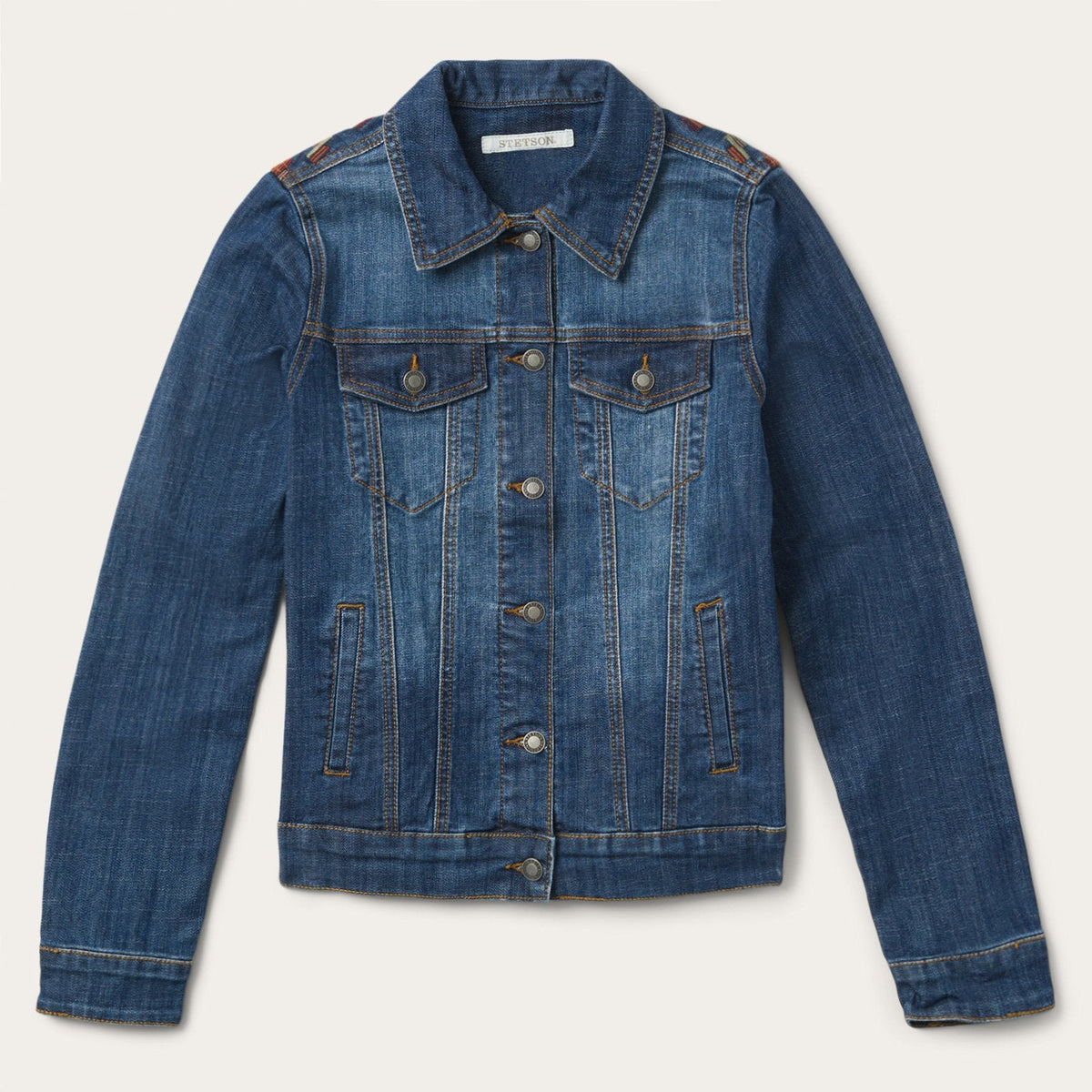 Western Denim Jacket Blue | Stetson Women