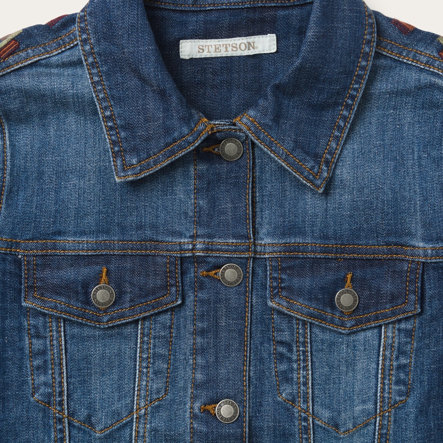 Western Denim Jacket Blue | Stetson Women