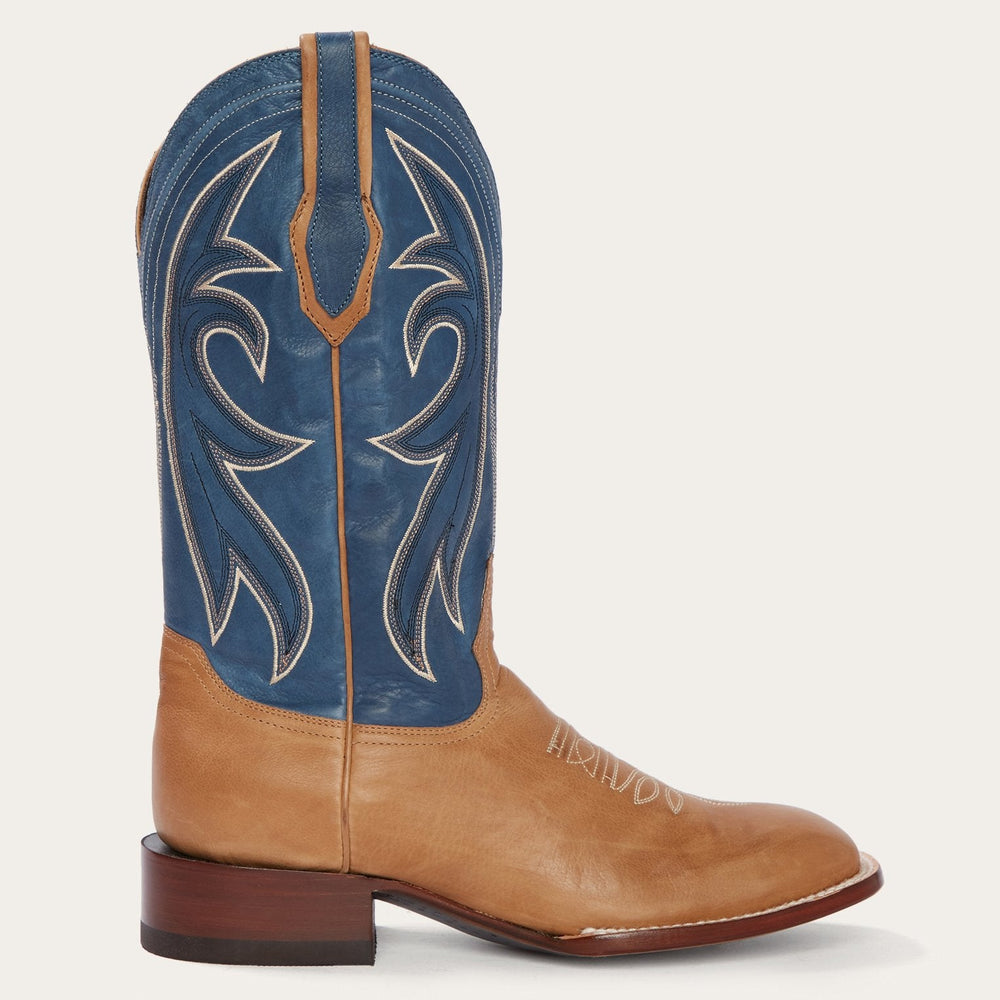 Casper Tan & Blue Matte Cowboy Boot Tan | Stetson