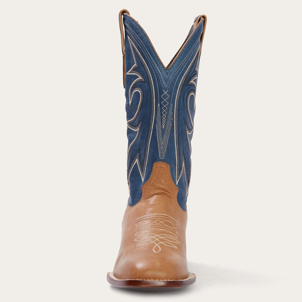 Casper Tan & Blue Matte Cowboy Boot Tan | Stetson