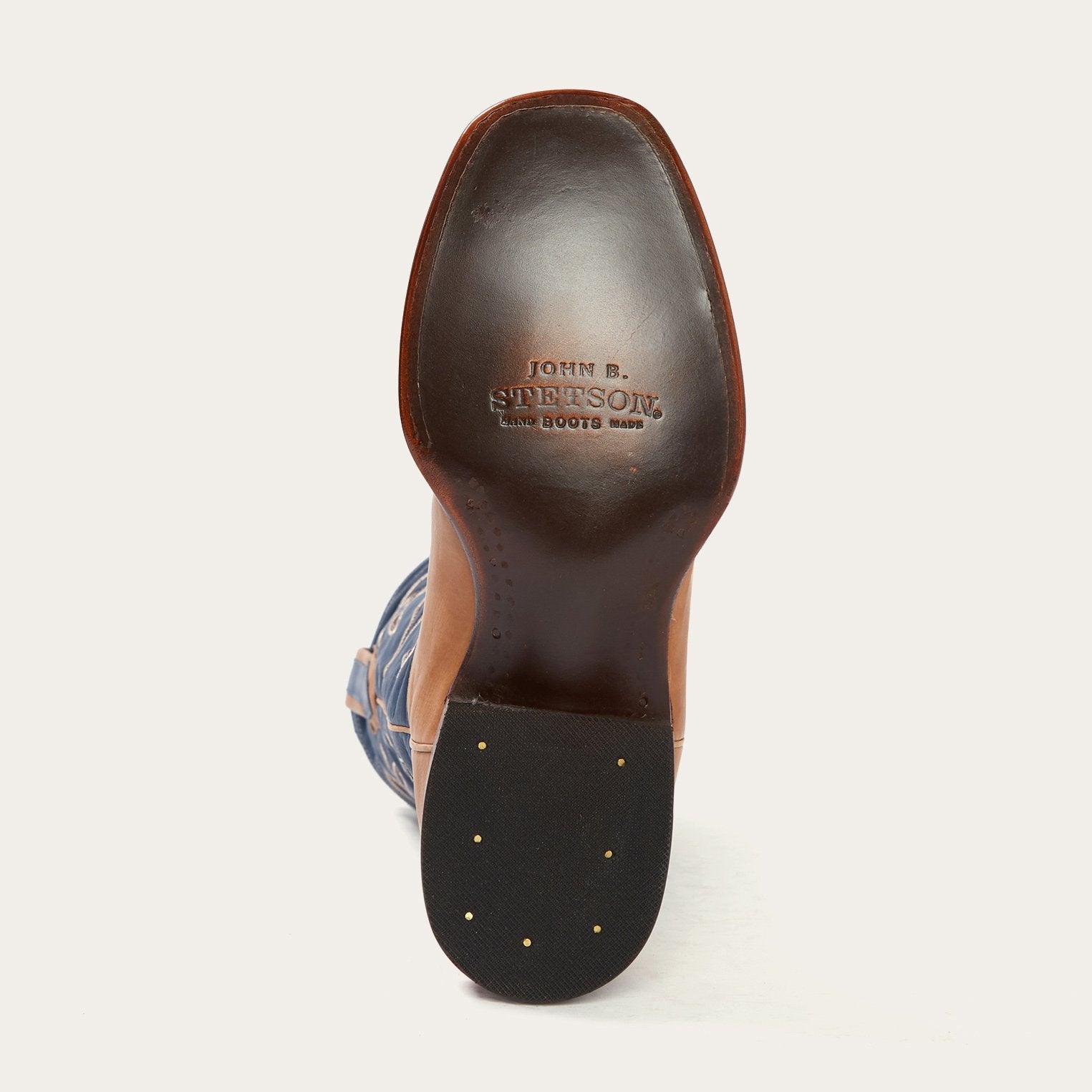 Casper Tan & Blue Matte Cowboy Boot Tan | Stetson