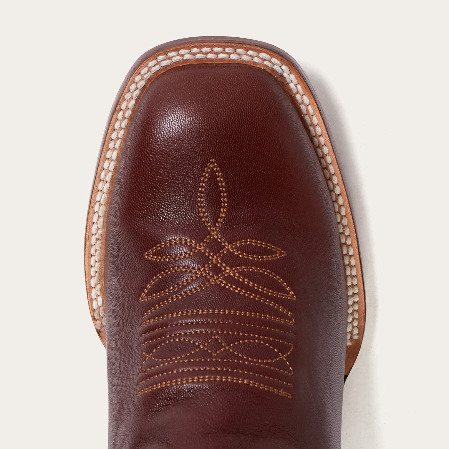 Denver Brown Goat Hand Stitched Cowboy Boot Brown | Stetson