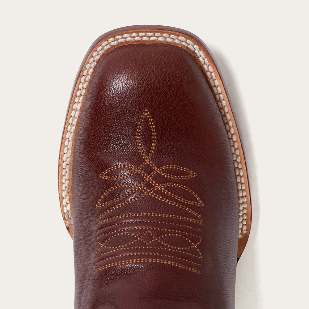 Denver Brown Goat Hand Stitched Cowboy Boot Brown | Stetson