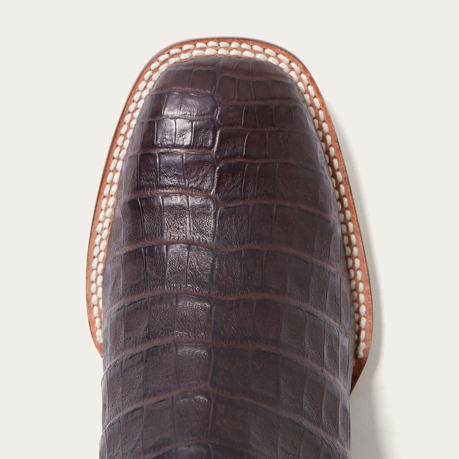 Kaycee Brown Caiman Belly Cowboy Boot Brown | Stetson
