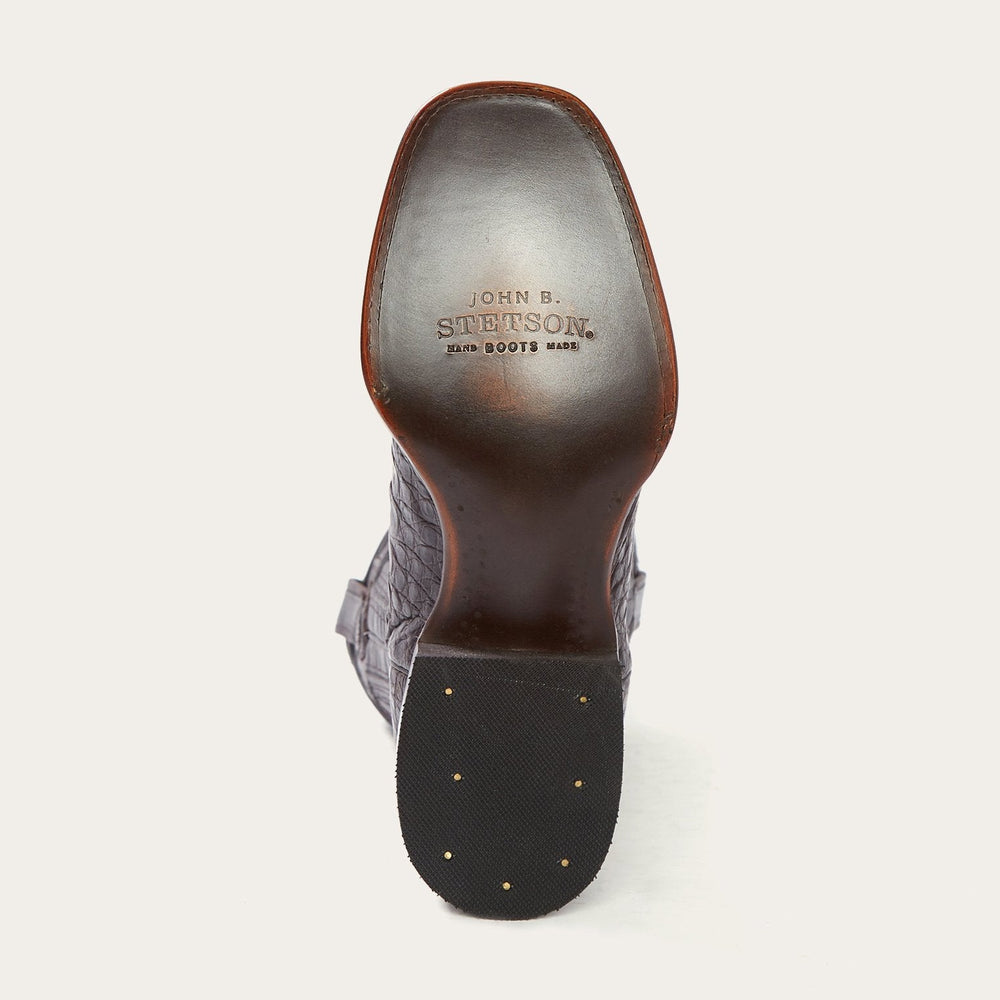 Kaycee Brown Caiman Belly Cowboy Boot Brown | Stetson