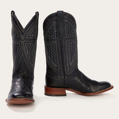 Black Falls Alligator Cowboy Boot Black | Stetson