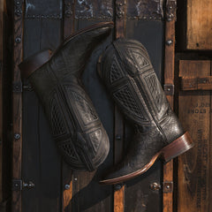 Black Falls Alligator Cowboy Boot Black | Stetson
