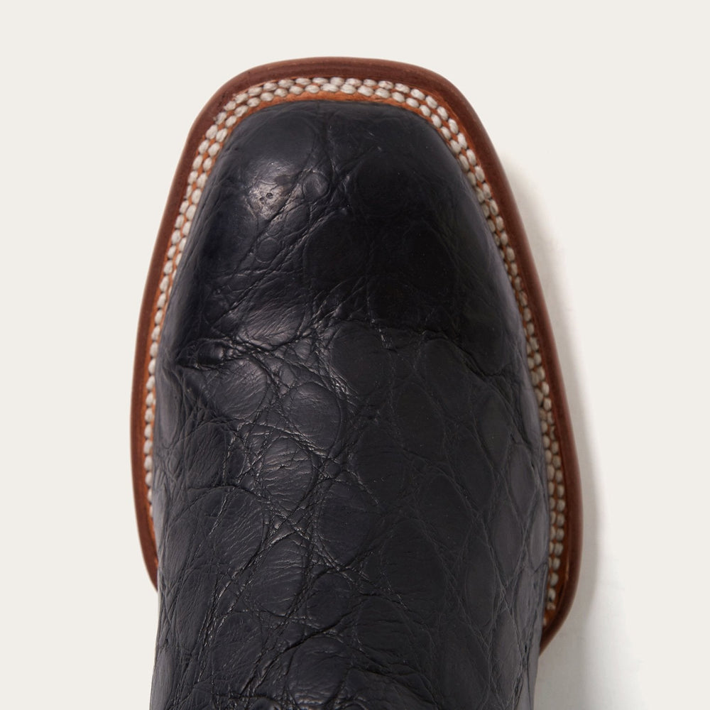Black Falls Alligator Cowboy Boot Black | Stetson