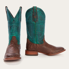 Big Horn Tobacco Alligator Cowboy Boot Brown | Stetson