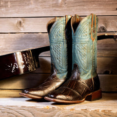 Big Horn Tobacco Alligator Cowboy Boot Brown | Stetson