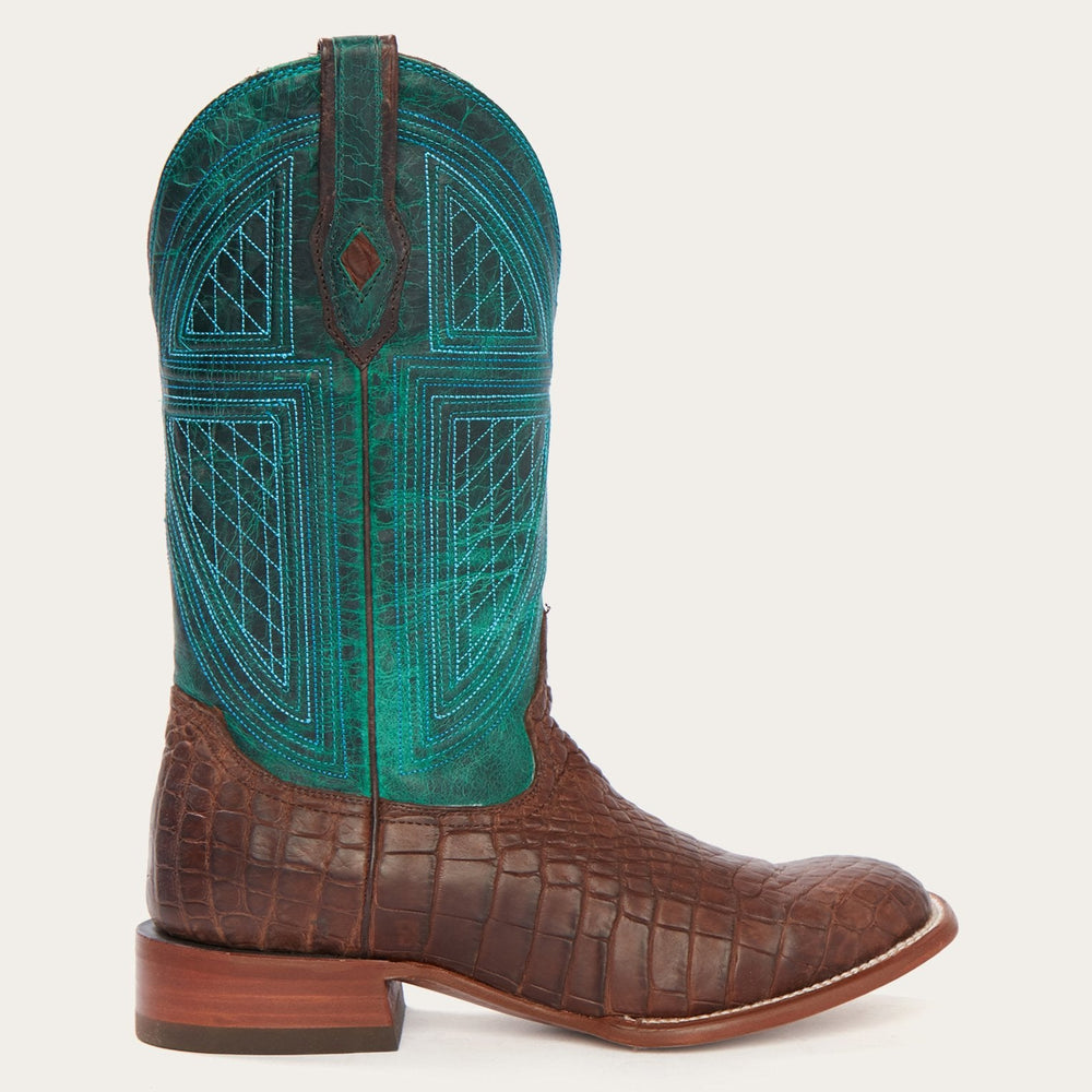 Big Horn Tobacco Alligator Cowboy Boot Brown | Stetson