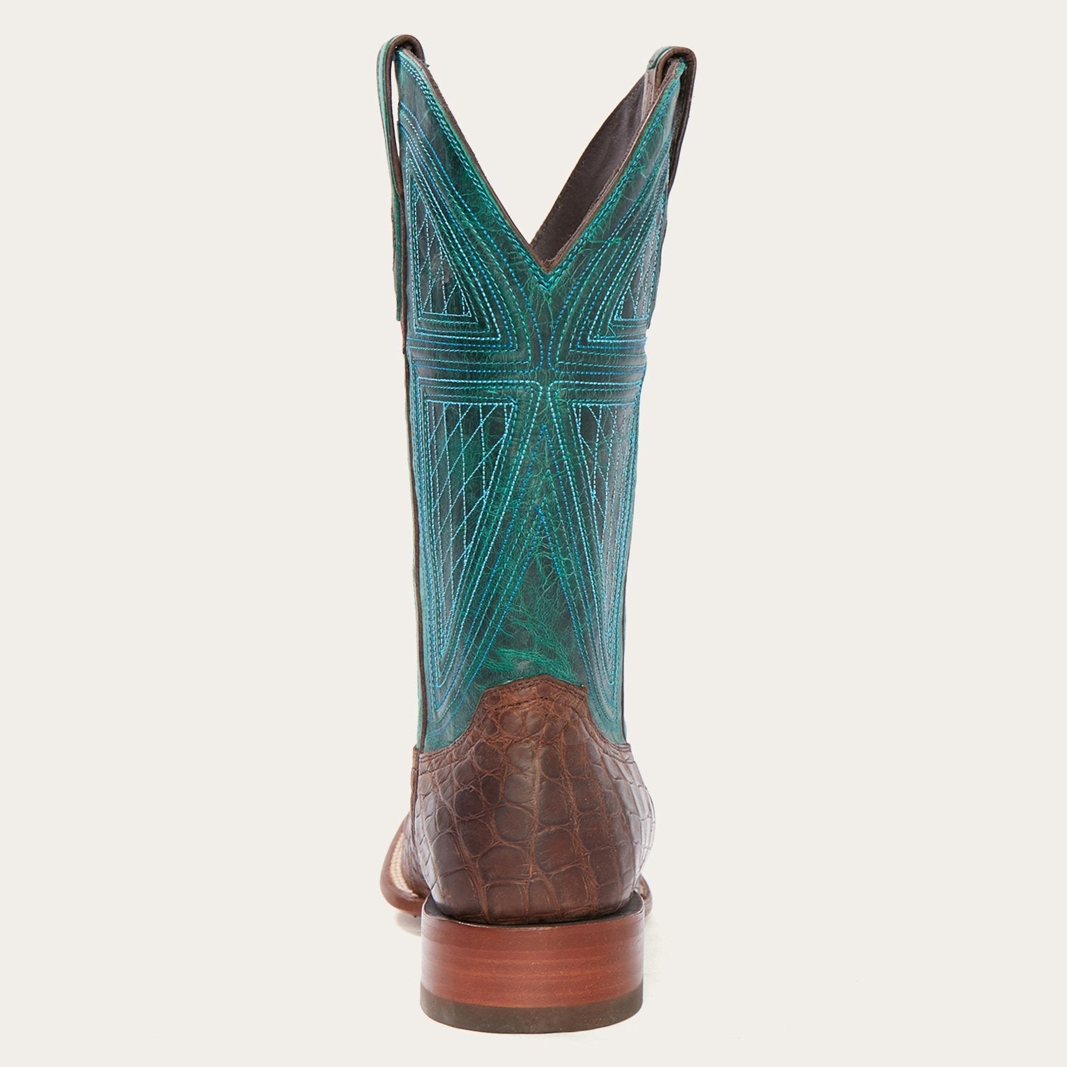 Big Horn Tobacco Alligator Cowboy Boot Brown | Stetson