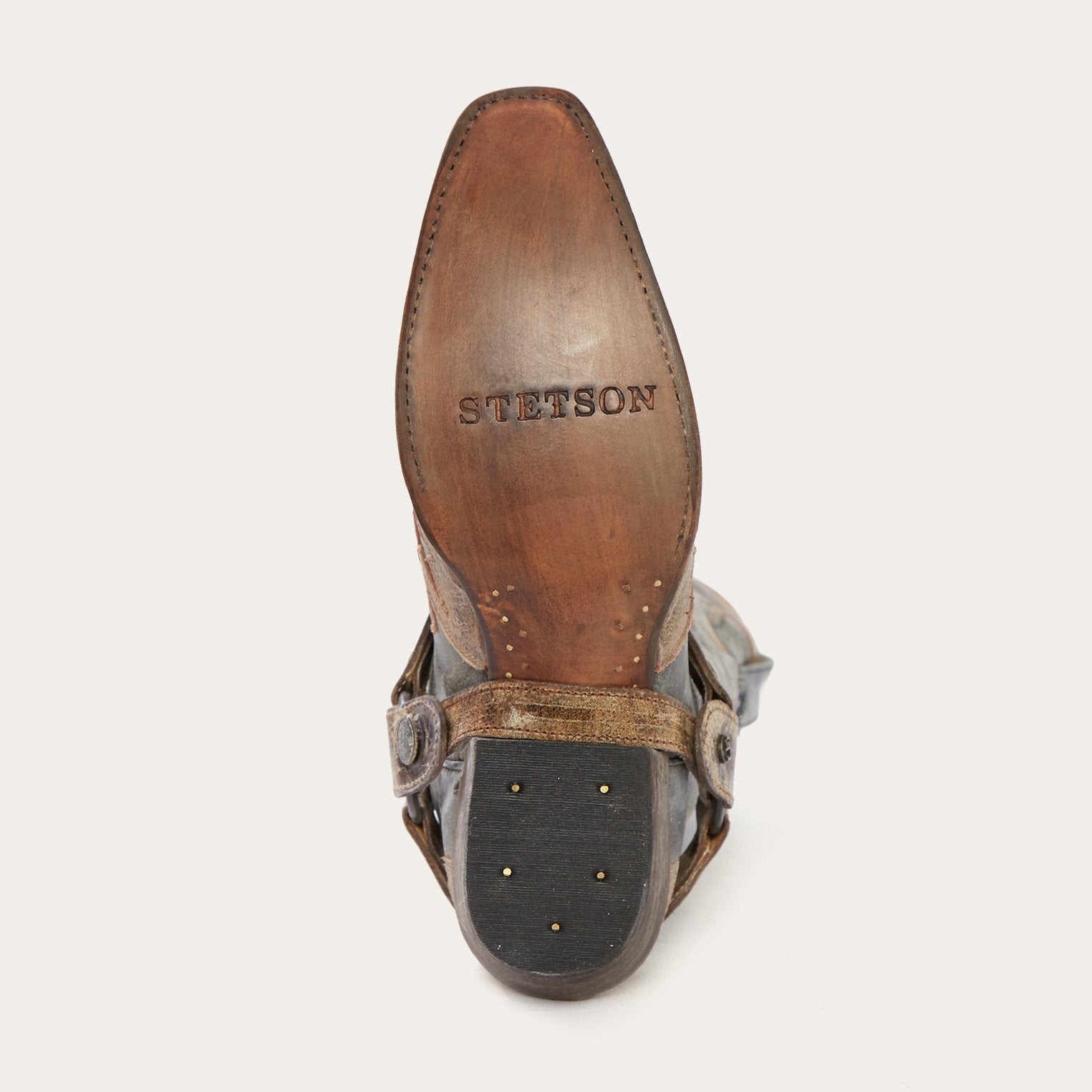 Sundance Kid Washed Crater Black Cowboy Boot Black | Stetson