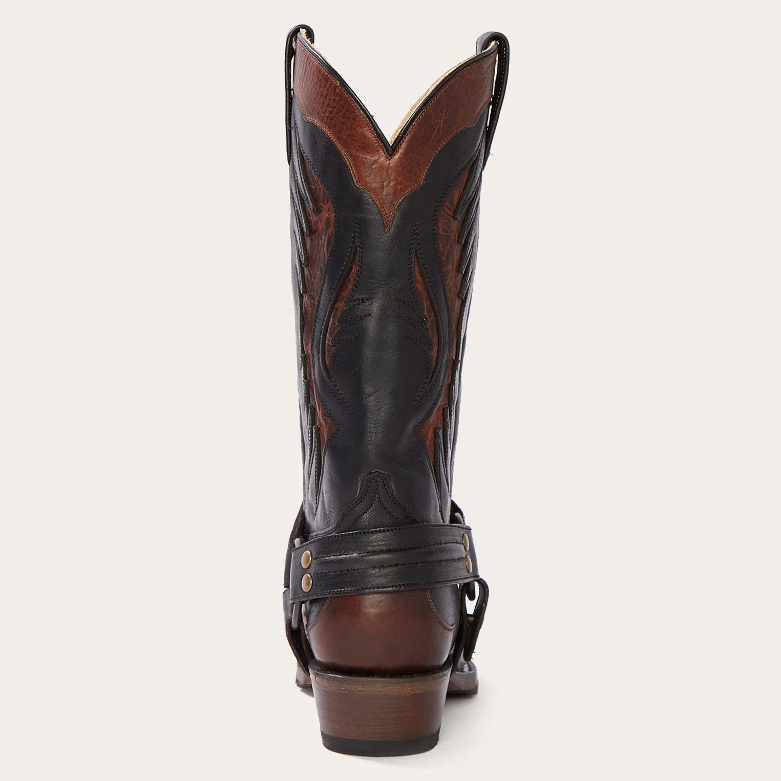 Biker Outlaw Oiled Leather Cowboy Boot Brown | Stetson