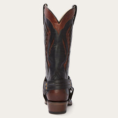 Biker Outlaw Oiled Leather Cowboy Boot Brown | Stetson