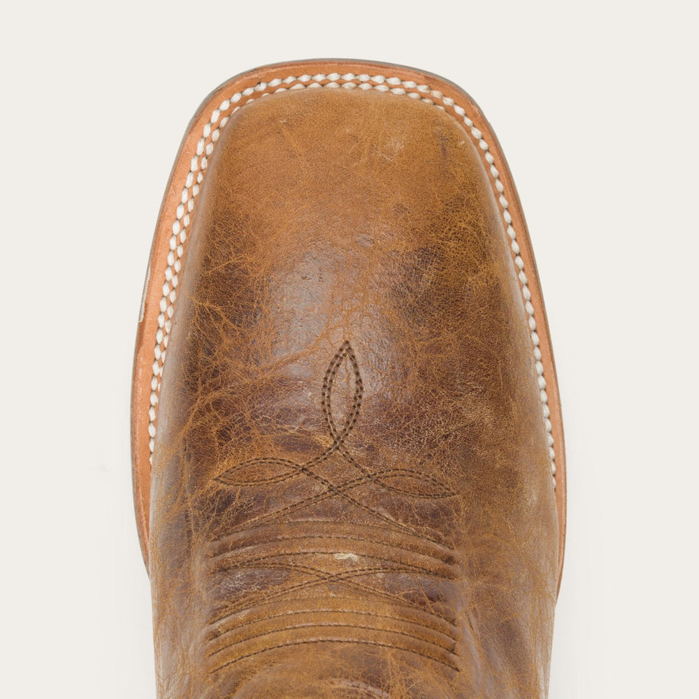 Goddard Burnished Blue & Brown Leather Boot Brown | Stetson